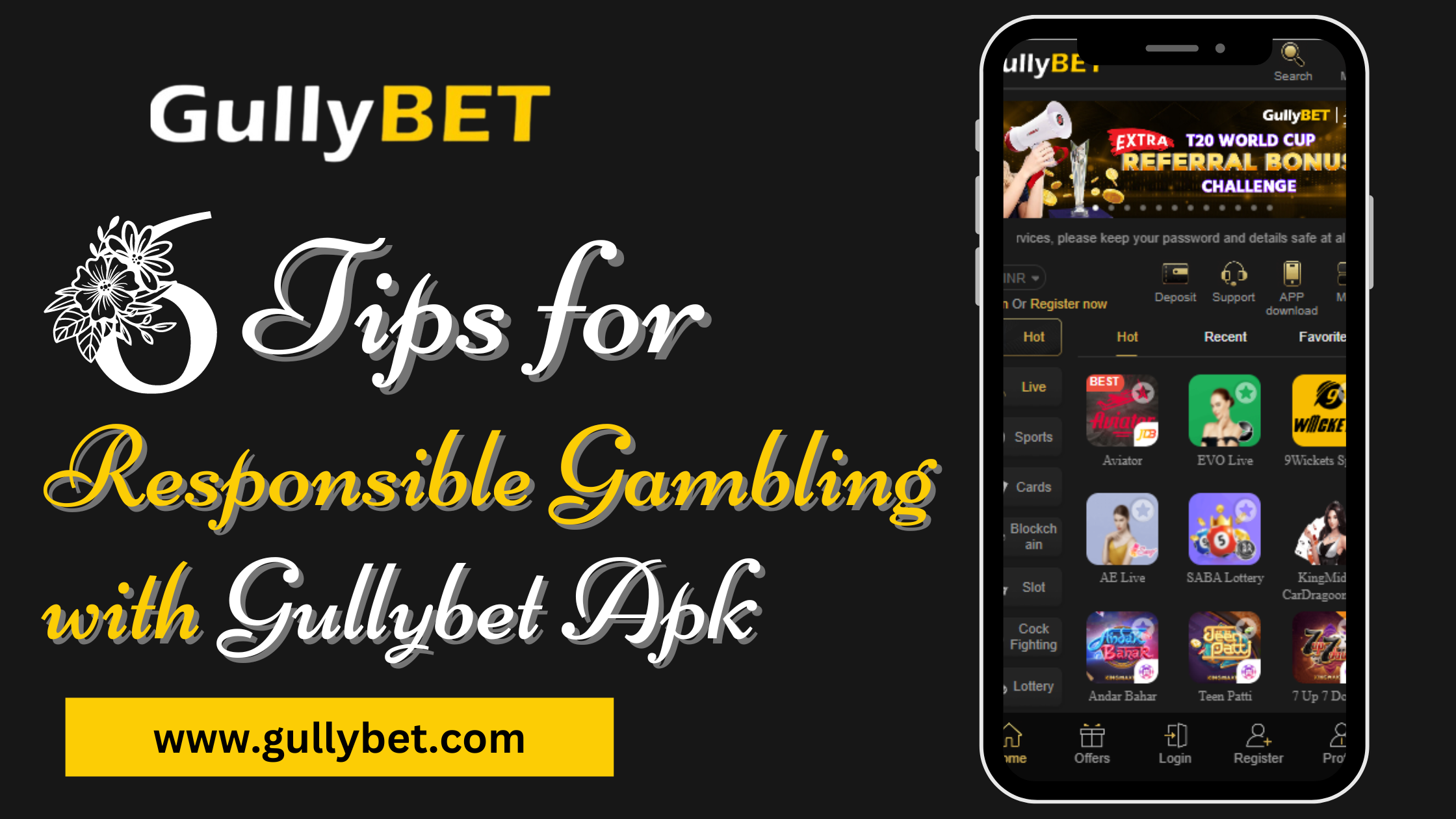 6 Tips for Responsible Gambling with Gullybet Apk