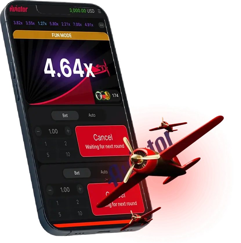 Aviator Online Game on mobile