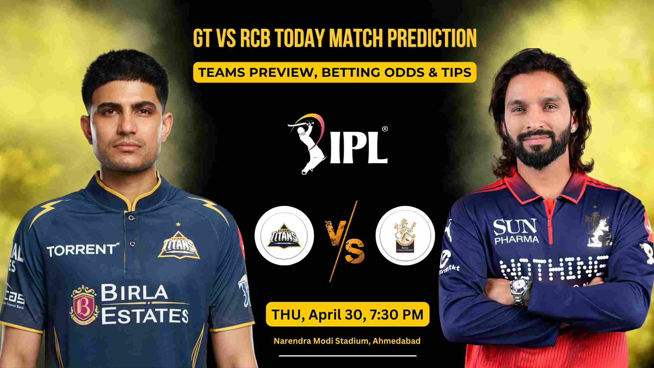 GT vs RCB Today Match Prediction