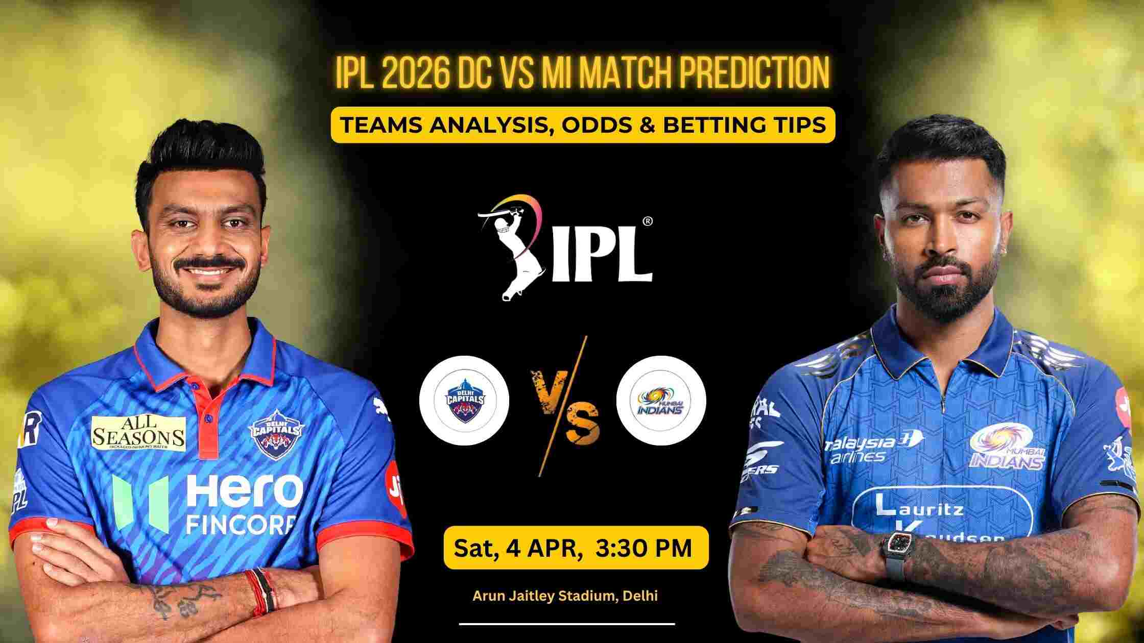 DC vs MI Match Prediction
