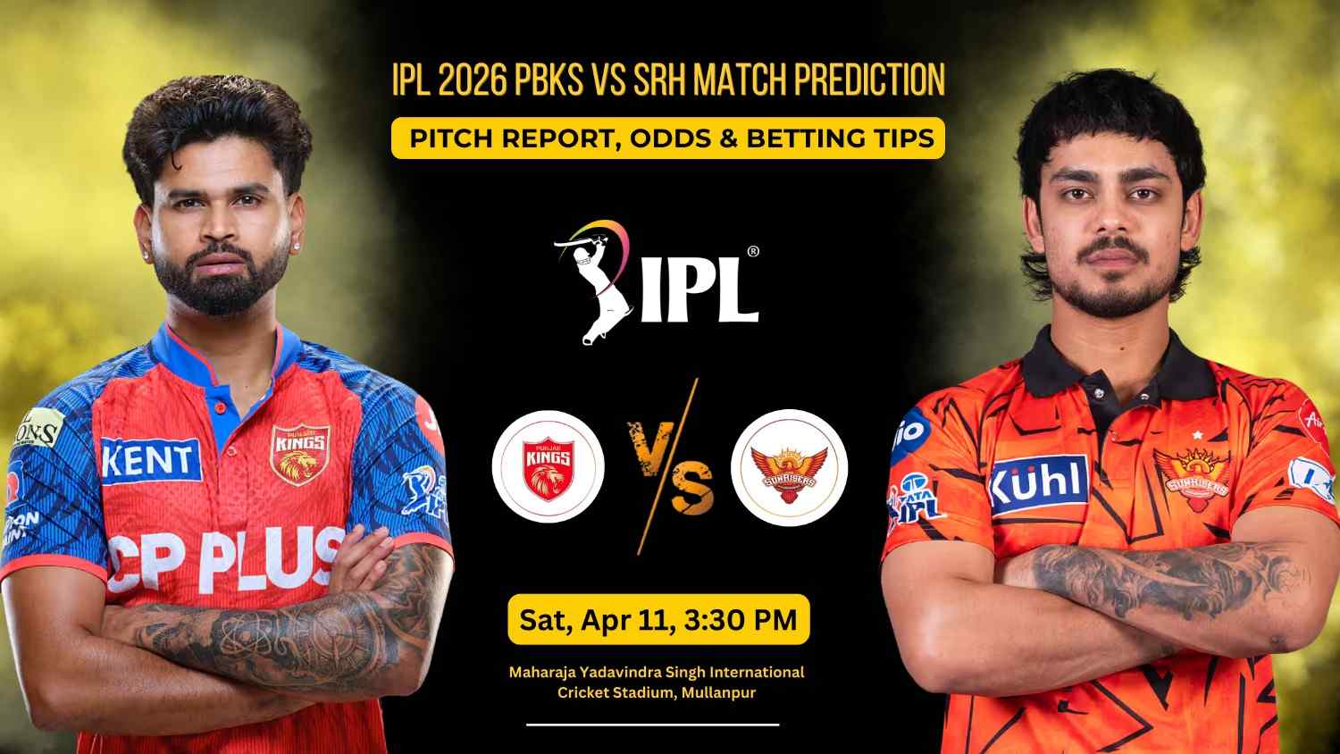 PBKS vs SRH Match Prediction