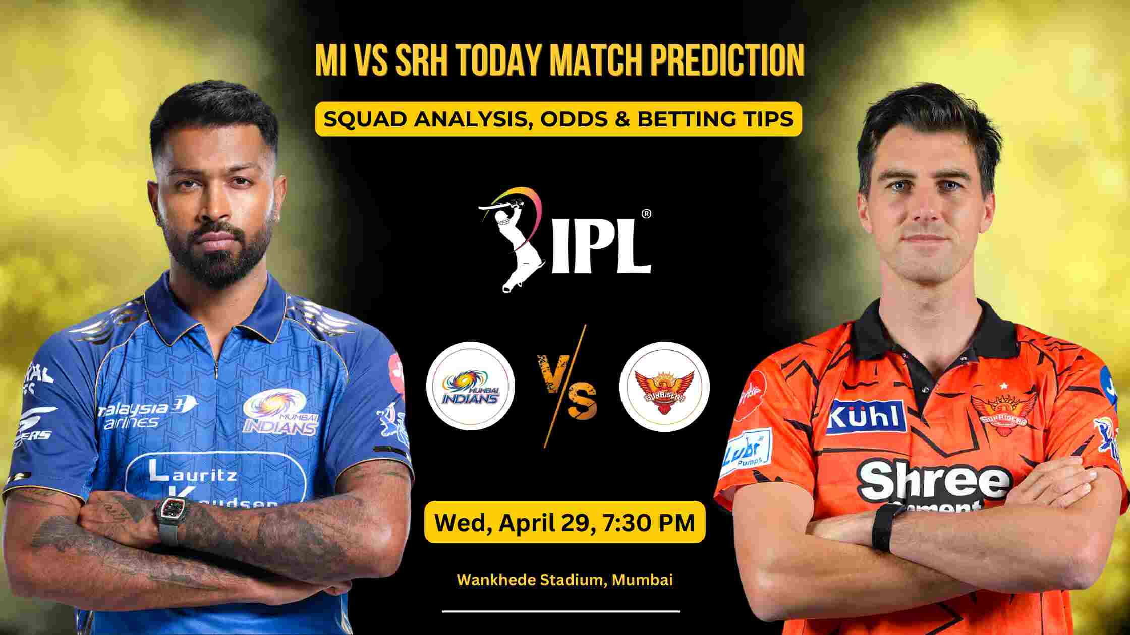 MI vs SRH Today Match Prediction